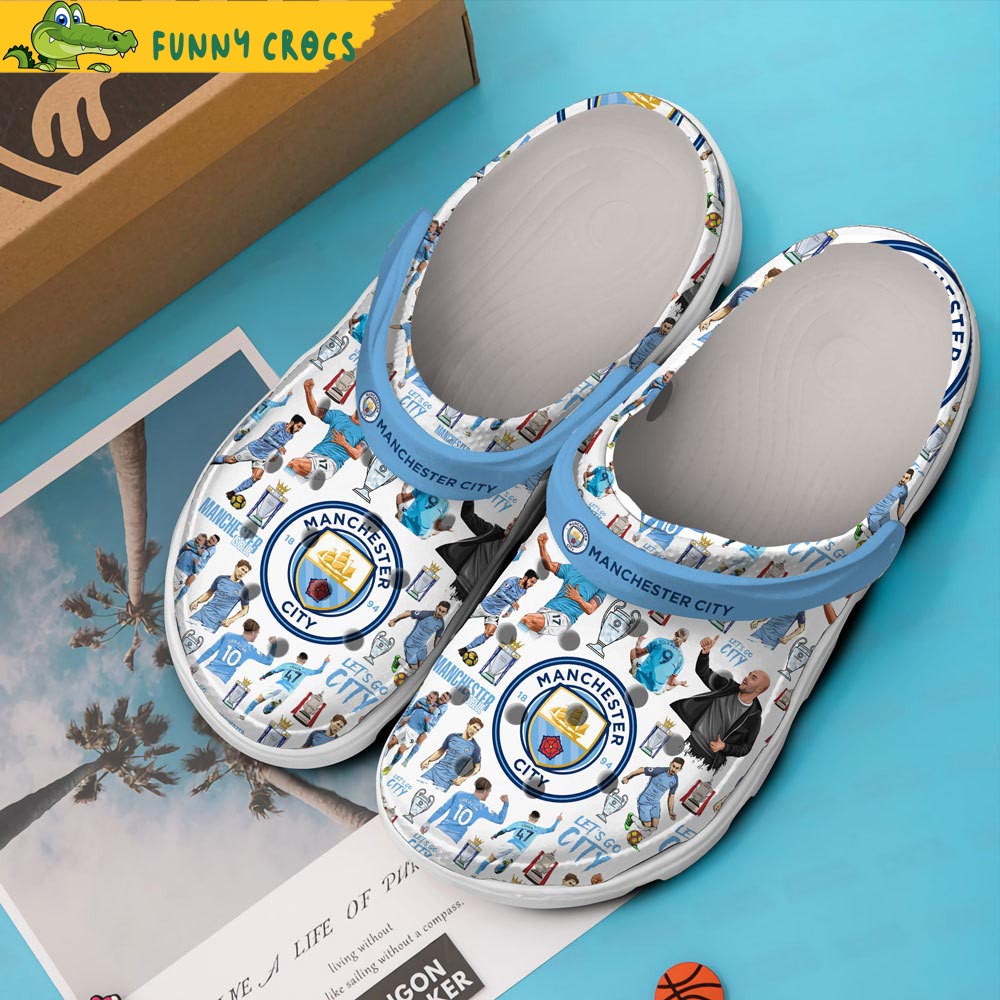 Champions Manchester City Football Soccer Crocs - Discover Comfort And ...