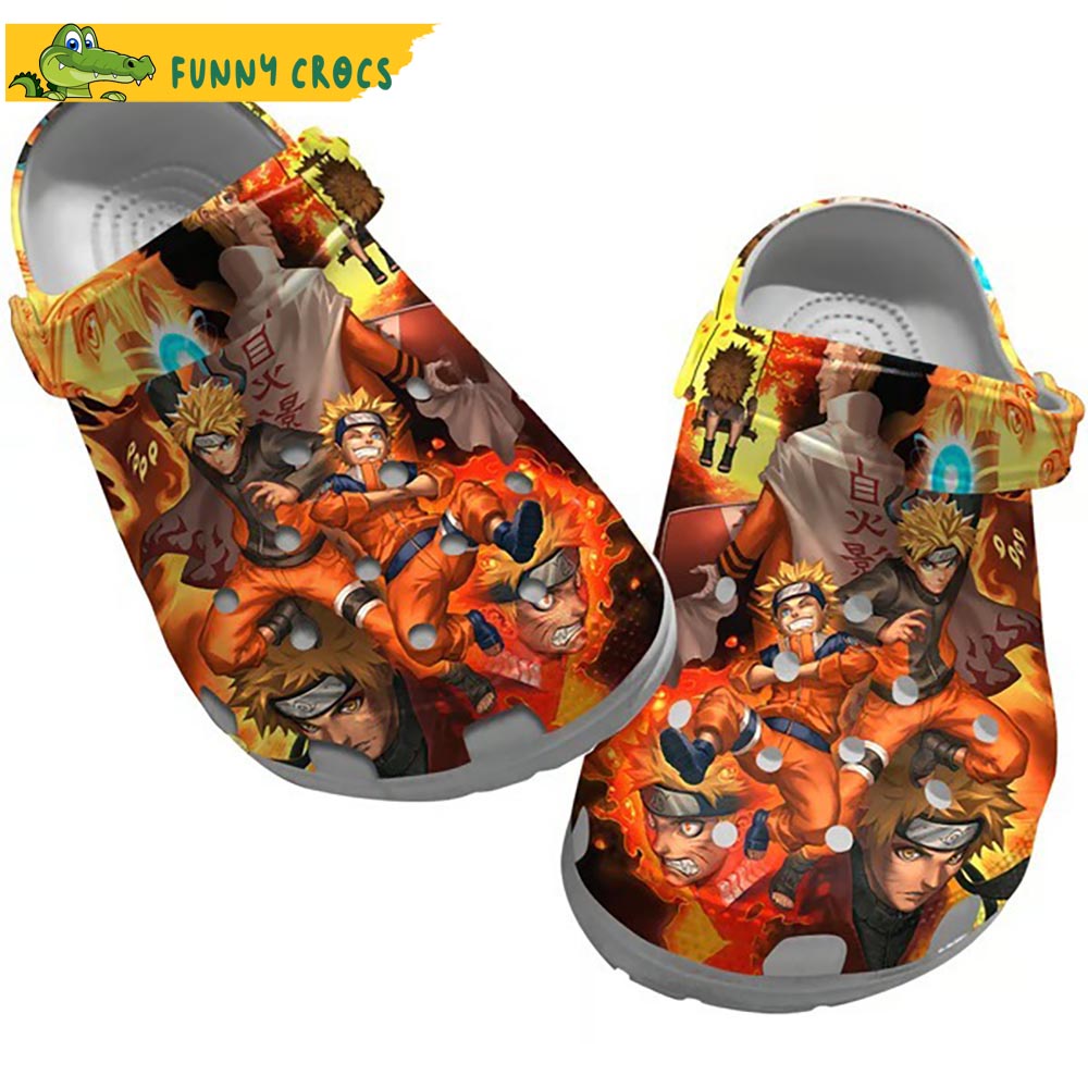 Funny Naruto Crocs Shoes