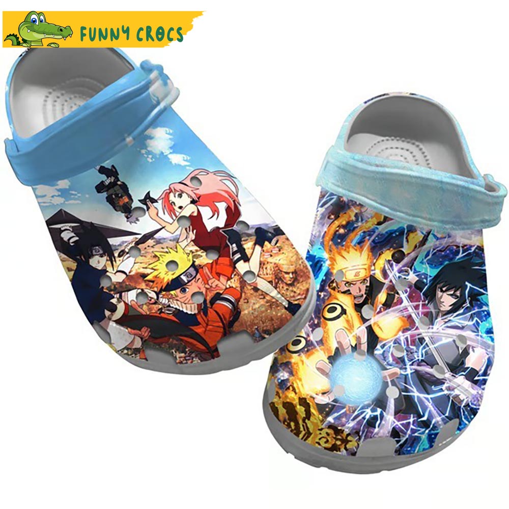 Funny Team 7 Naruto Crocs Shoes