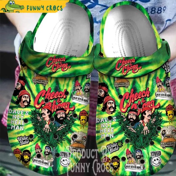 Funny Cheech Chong Weed Crocs Shoes