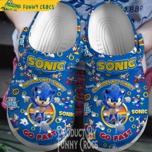 Go Fast Sonic Crocs