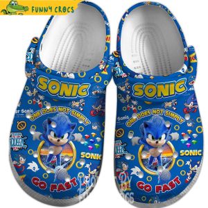 Go Fast Sonic Crocs