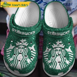 Green Logo Starbucks Crocs
