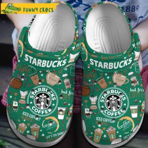 Green Starbucks Coffee Crocs