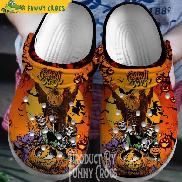 Halloween Grateful Dead Crocs