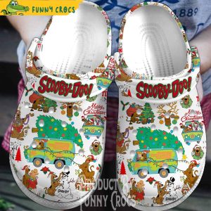 Happy Christmas Scooby Doo Crocs Slippers
