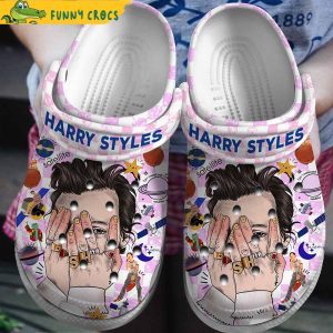 Harry Styles Face Cover Music Crocs