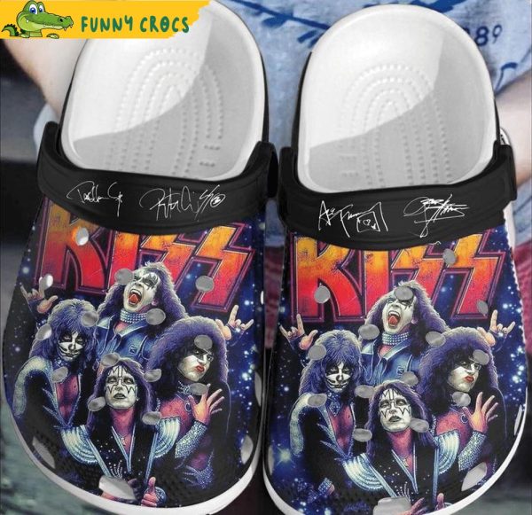 Kiss Band For Men And Women Music Crocs