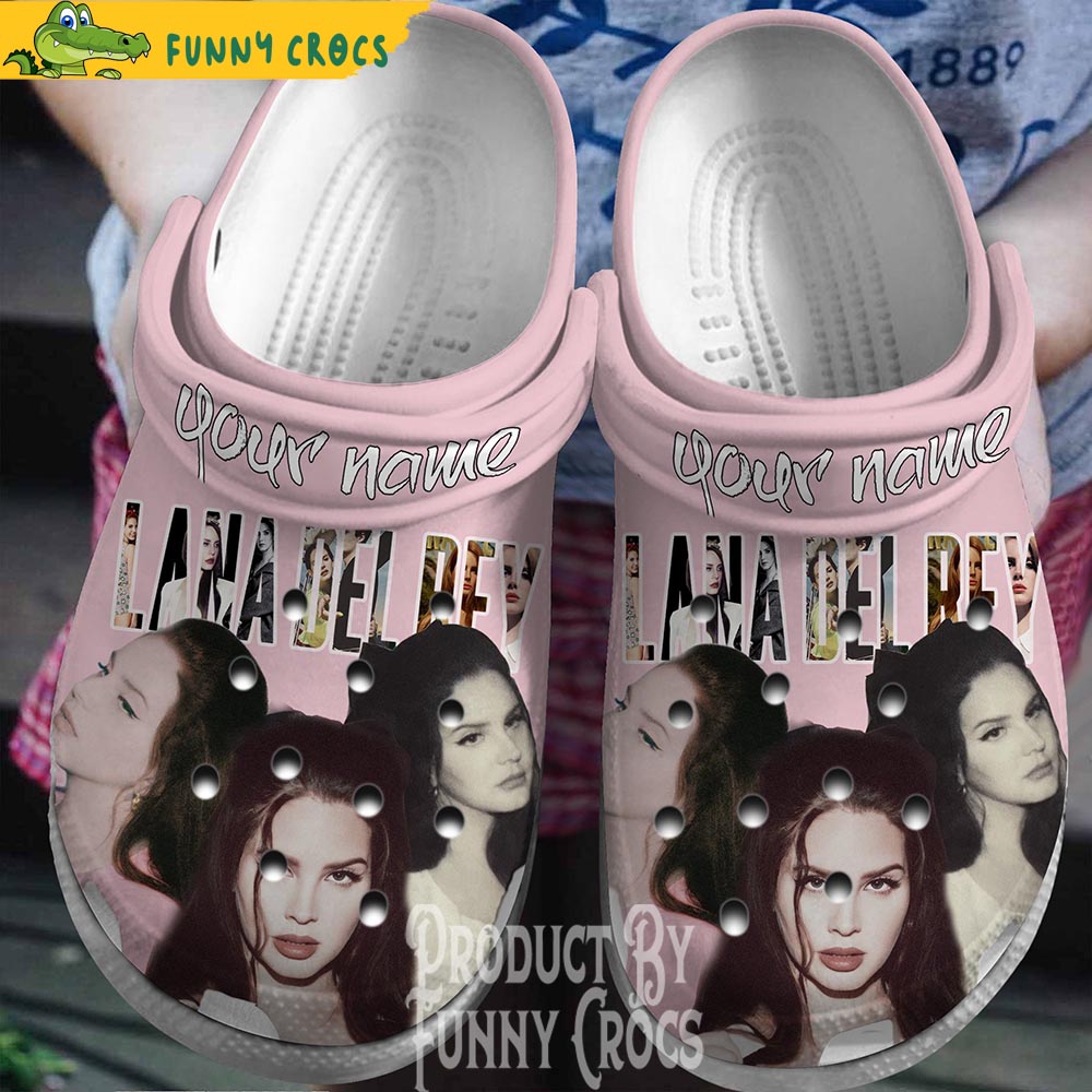 Lana Del Rey Pink Crocs