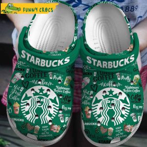 Logo Starbucks Crocs Clog Shoes