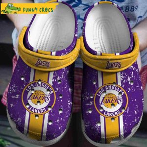 Los Angeles Lakers Crocs Clog Shoes