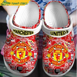 Manchester United Crocs Clog Shoes, Manchester Gifts
