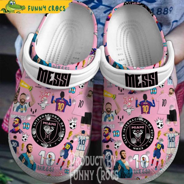 Messi Inter Miami Soccer Crocs Shoes - Discover Comfort And Style Clog ...