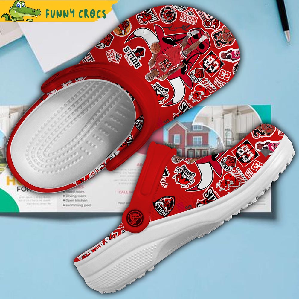 Team Chicago Bulls NBA Red Crocs Clog Shoes - Discover Comfort And Style  Clog Shoes With Funny Crocs