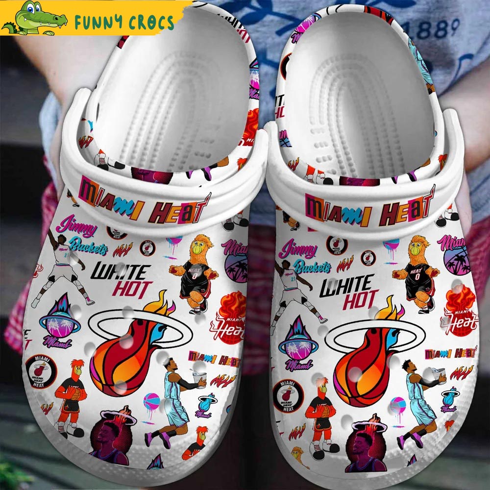 NBA Miami Heat Crocs Slippers - Step into style with Funny Crocs