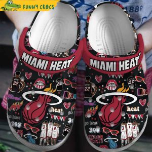 NBA Miami Heat Crocs Shoes