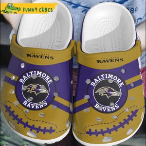 NFL Baltimore Ravens Football Crocs