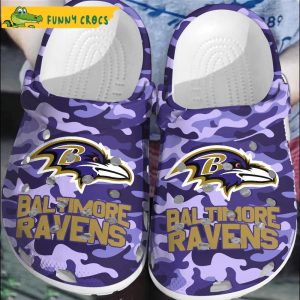 NFL Baltimore Ravens Funny Crocs