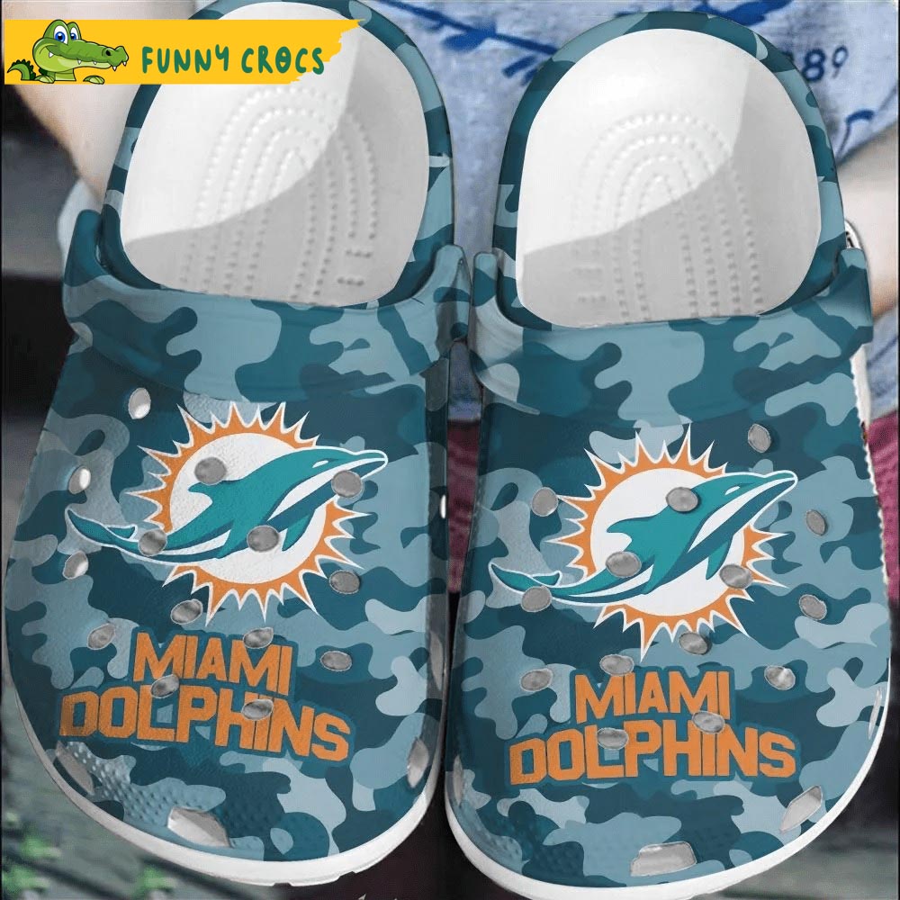 NFL Miami Dolphins Crocs Clog Shoes