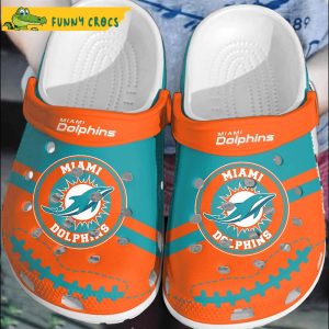 NFL Miami Dolphins Funny Crocs