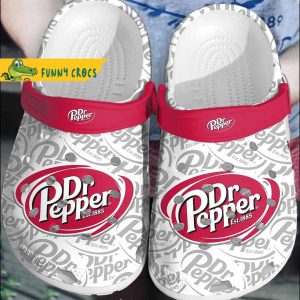 New Dr Pepper Logo Crocs Clog Shoes
