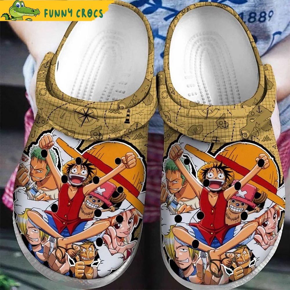 New Straw Hat Pirates One Piece Crocs Shoes