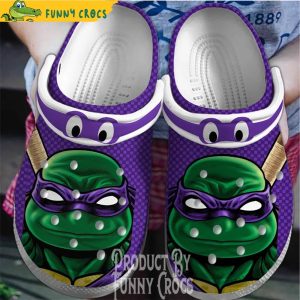 Ninja Turtle Face Donatello Crocs