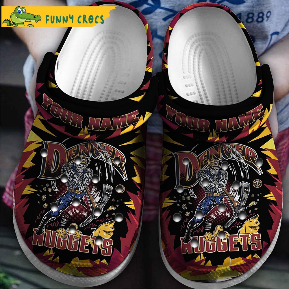 Personalized Denver Nuggets NBA Crocs - Discover Comfort And Style Clog ...