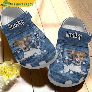 Personalized Jack Russell Crocs Slippers