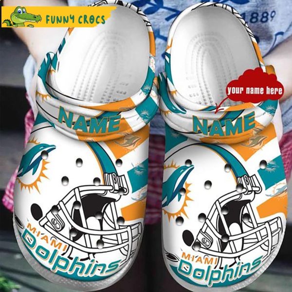 Personalized Miami Dolphins Crocs