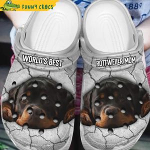 Personalized Rottweiler Crocs Clogs