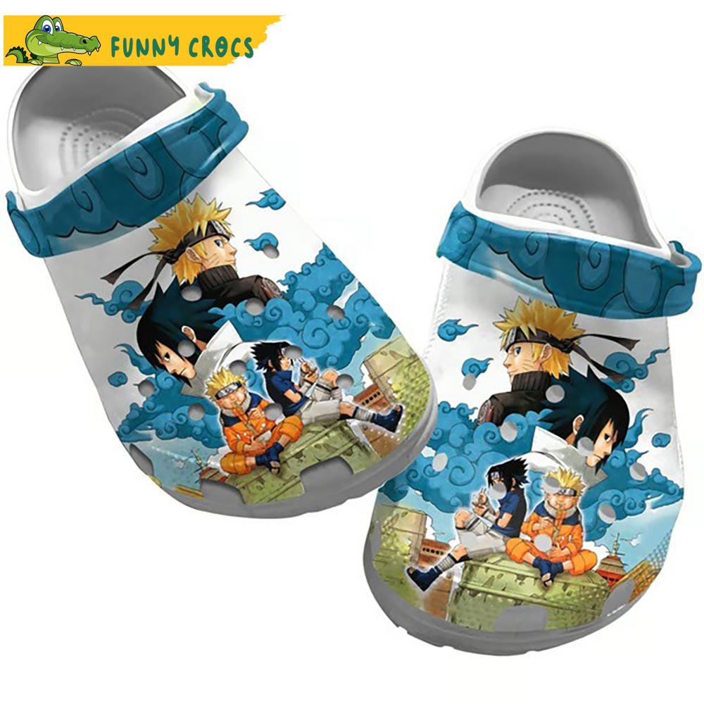 Personalized Sasuke x Naruto Crocs Slippers
