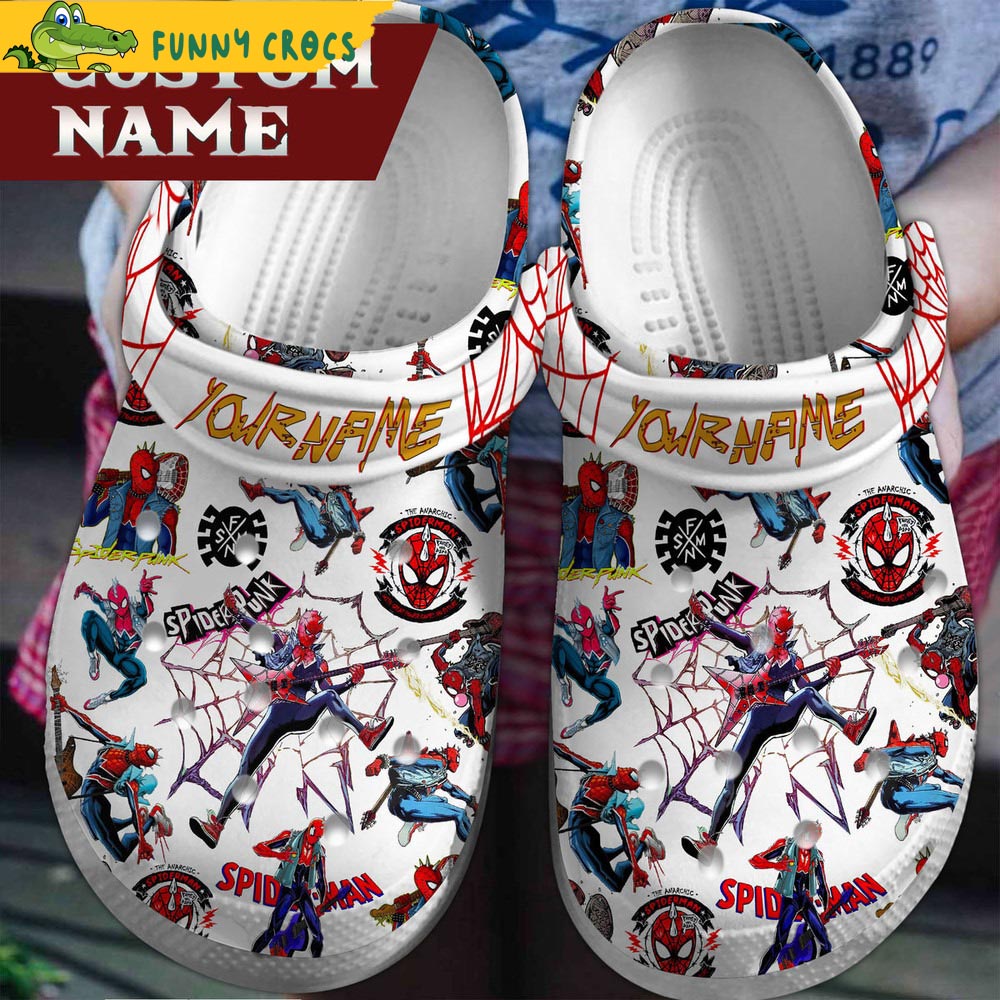 Personalized Spider Pun Spiderman Crocs - Discover Comfort And Style ...