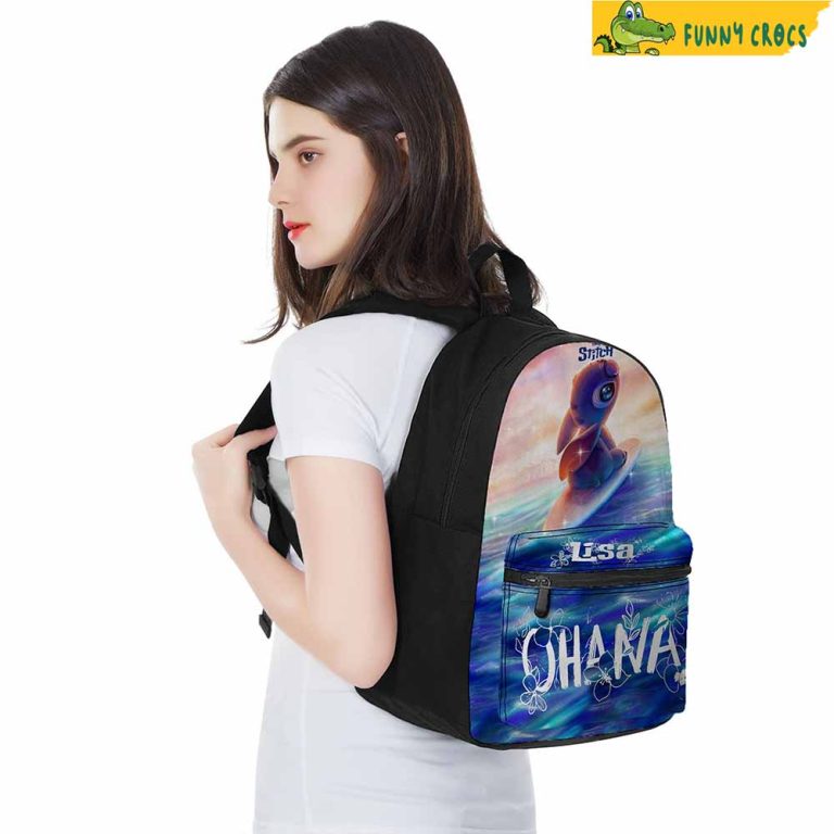 Personalized Stitch And Angel Backpack Discover Comfort And Style