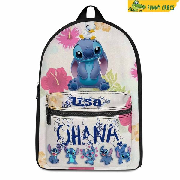 Personalized Stitch With Ducks Backpack