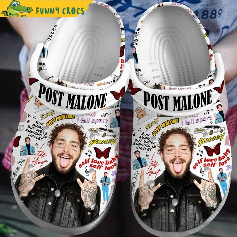 Post Malone Crocs Discover Comfort And Style Clog Shoes With Funny Crocs