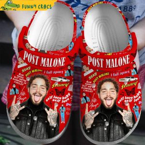 Post Malone Gifts Crocs Clog Shoes