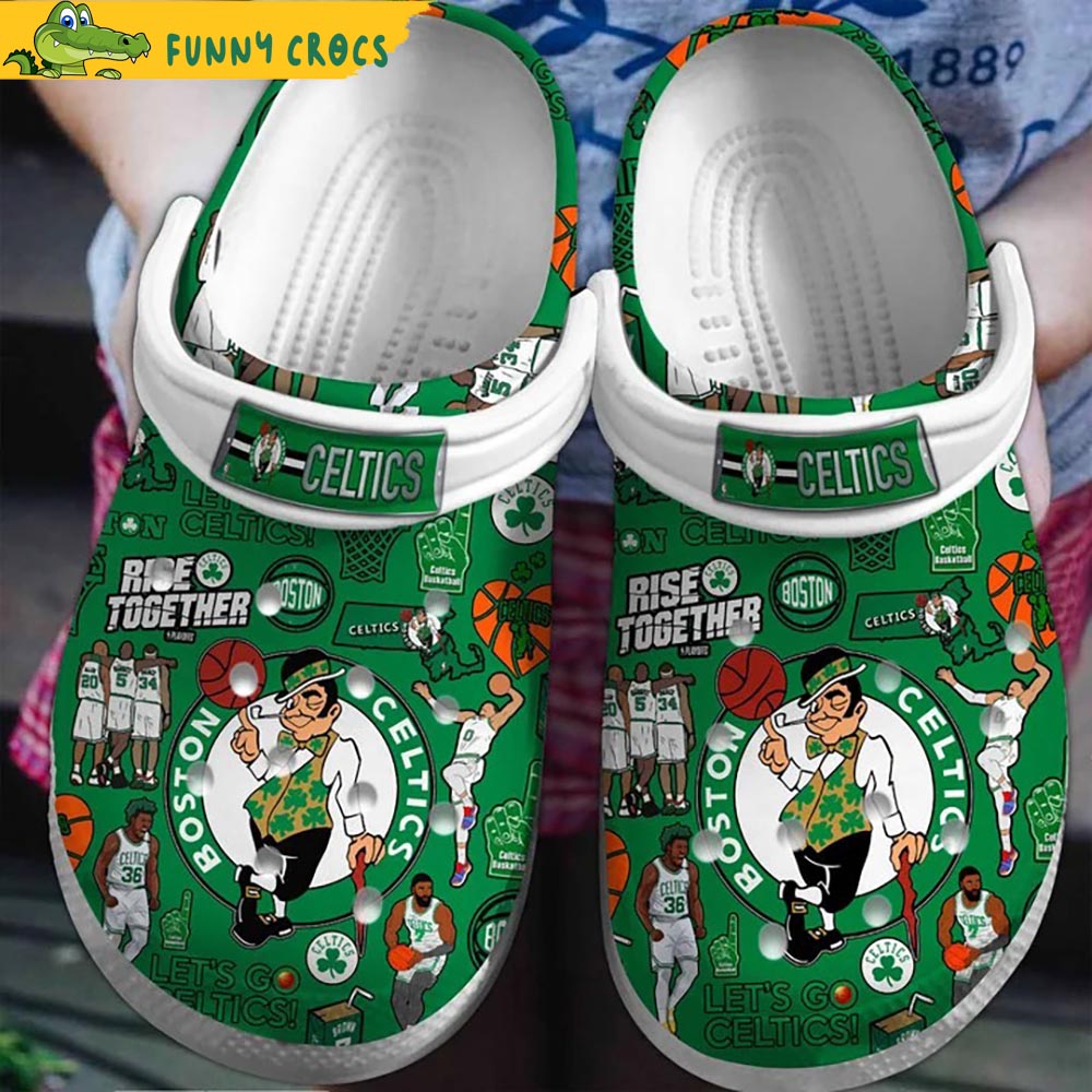 Premium Boston Celtics NBA Crocs Shoes - Discover Comfort And Style ...