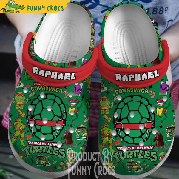 Raphael Ninja Turtle Green Crocs