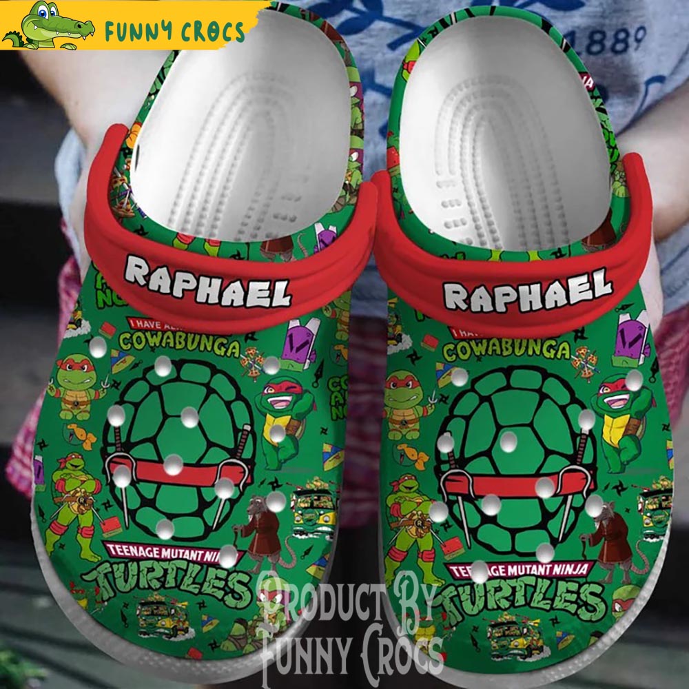 Raphael Ninja Turtle Green Crocs - Discover Comfort And Style Clog ...