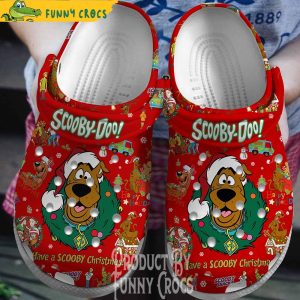 Scooby Doo Christmas Red Crocs Shoes