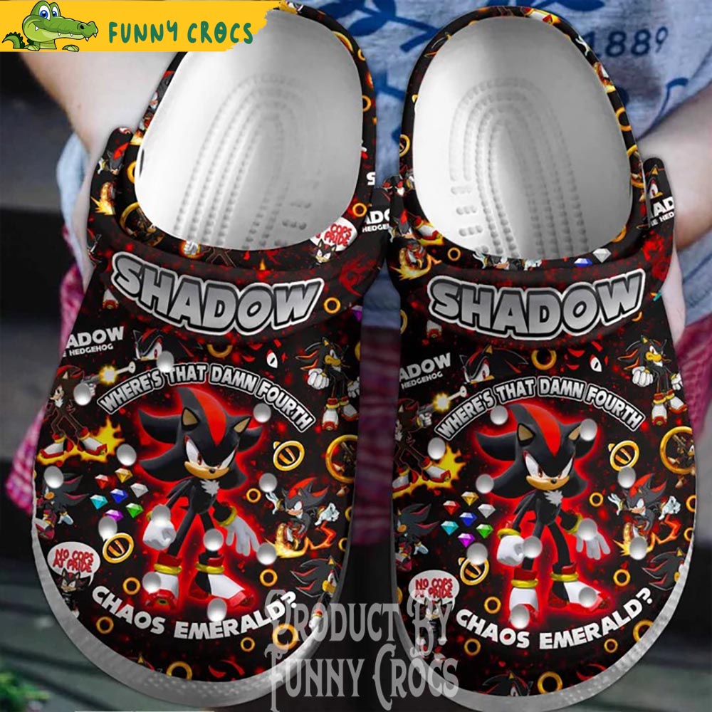 Shadow Sonic Crocs