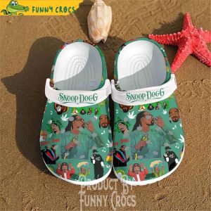 Snoop Dog Weed Green Crocs Shoes 1