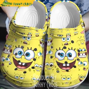 Spongebob Squarepants Face Crocs Shoes