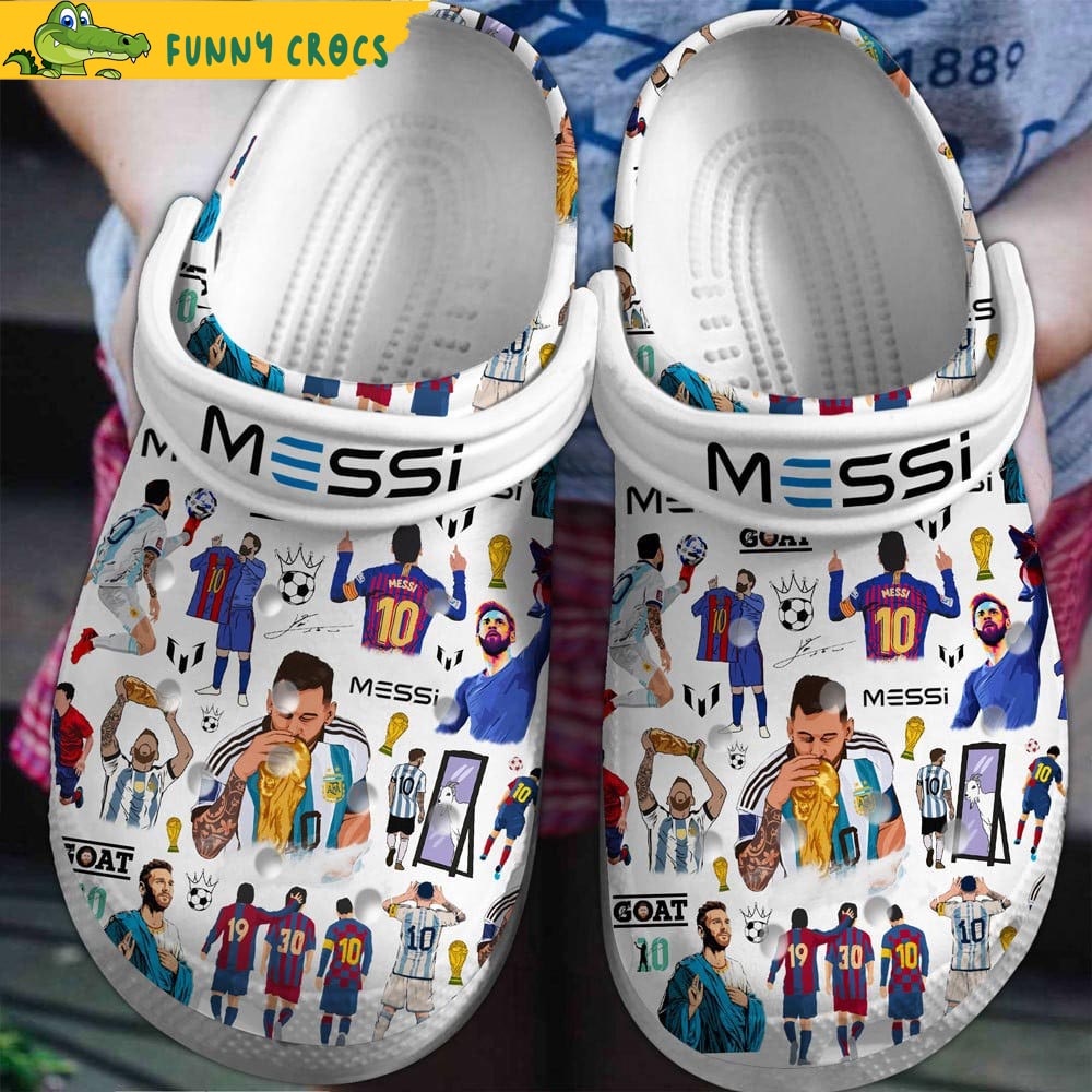 Lionel Messi Crocs Shoes, Argentina World Cup Football Soccer Gifts -  Discover Comfort And Style Clog Shoes With Funny Crocs