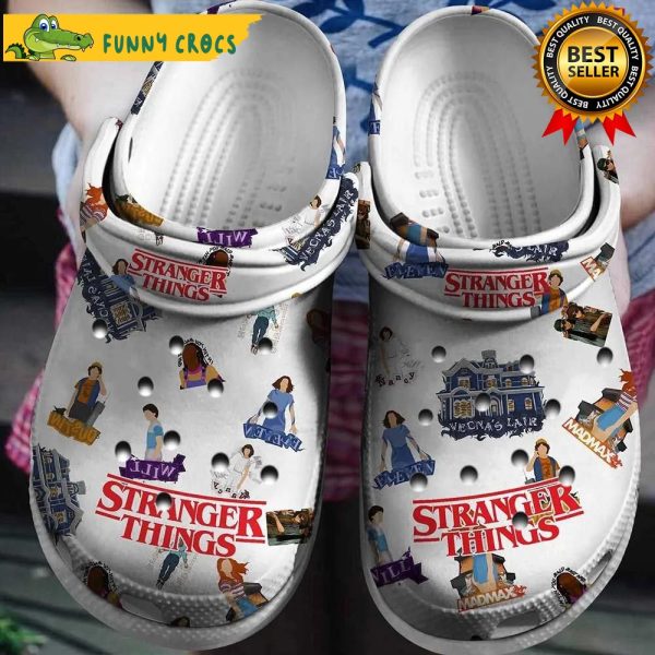 Stranger Things 4 Pattern Crocs For Women Man