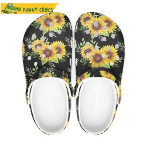 Flower Crocs Clog Shoes