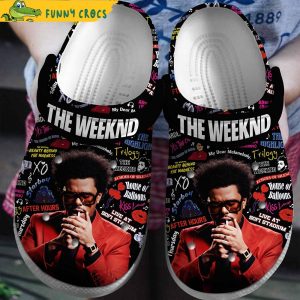 The Weeknd Black Crocs