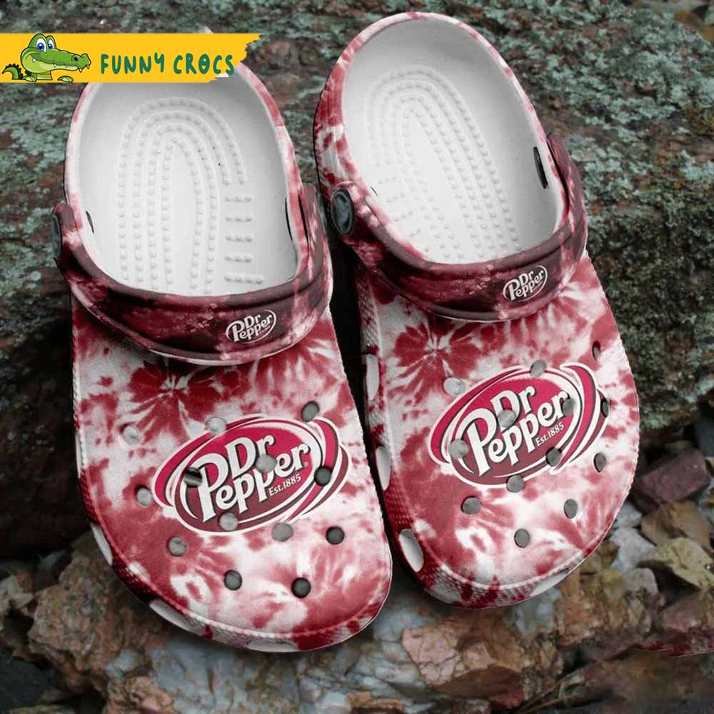 Tie Dye Dr Pepper Crocs Clog Shoes - Discover Comfort And Style Clog ...