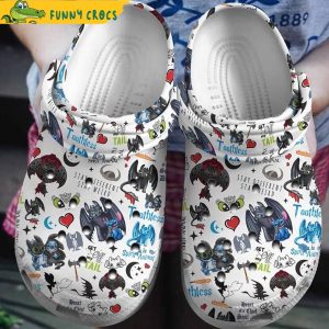 Toothless & Stitch Crocs Clog Shoes
